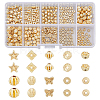 300Pcs 10 Styles Barrel Plating Alloy Beads FIND-DC0002-88-1