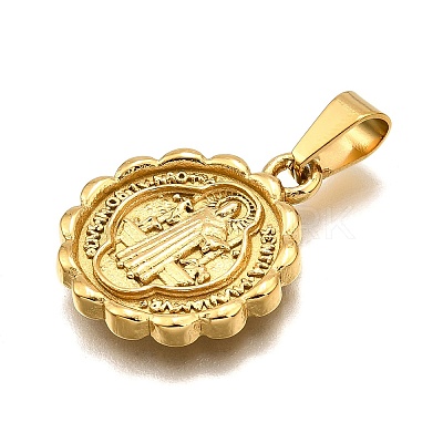 304 Stainless Steel Pendants STAS-B086-10A-G-1