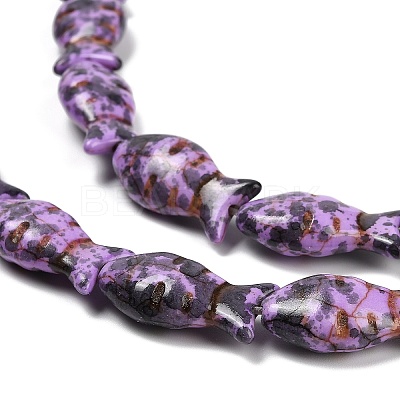 Synthetic Turquoise Beads Strands TURQ-F019-01A-1