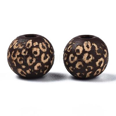 Painted Natural Wood Beads X-WOOD-T021-53A-02-1
