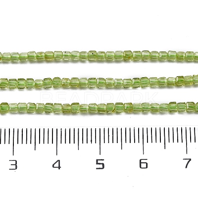 Natural Peridot Beads Stands G-H042-B31-01-1