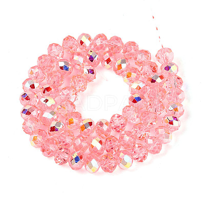 Transparent Glass Beads Strands EGLA-N016-8mm-09-1