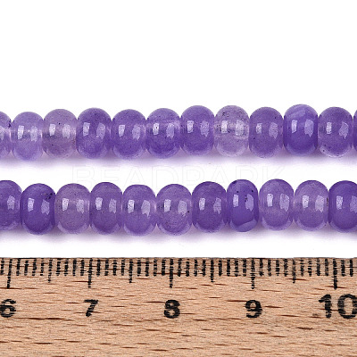 Dyed Natural White Jade Beads Strands X-G-T139-59A-08-1