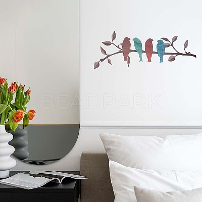 Iron Laser Cut Metal Wall Art Decor HJEW-WH0042-39-1