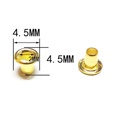 Brass Grommet Eyelet Findings PW-WG380A2-03-1