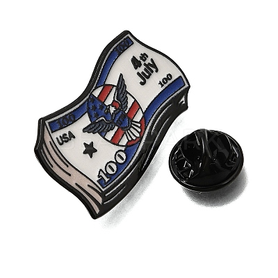 Independence Day Enamel Brooches AL-CBA97E5-01EB-04-1