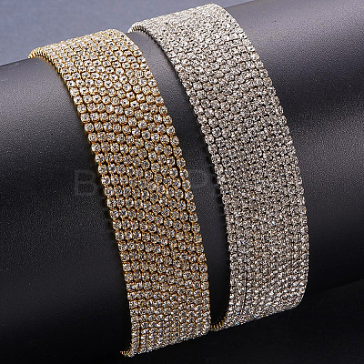 Brass Rhinestone Strass Chains CHC-BC0001-01M-1