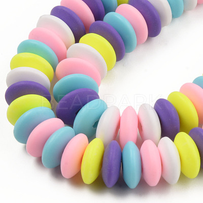 Handmade Polymer Clay Beads Strands CLAY-N008-064-A18-1