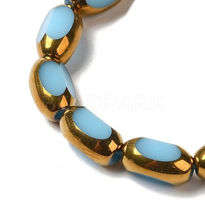 Electroplate Glass Beads Strands EGLA-P061-02A-10-1