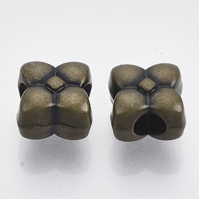CCB Plastic European Beads CCB-S163-104AB-1