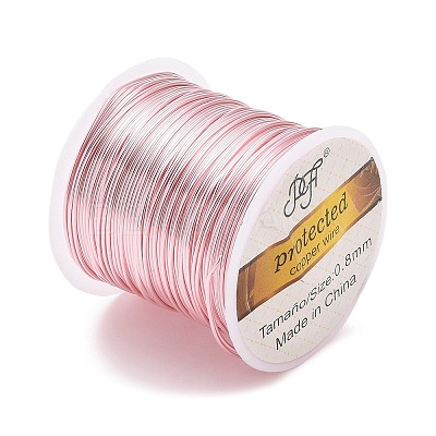 Round Copper Craft Wire Copper Beading Wire CWIR-F001-RG-0.8mm-1