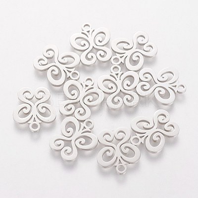 Non-Tarnish 201 Stainless Steel Charms STAS-S105-T195-1