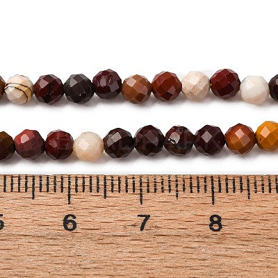 Natural Mookaite Beads Strands X-G-D320-A05-4mm-1