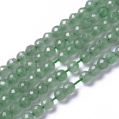 Natural Green Aventurine Beads Strands X-G-F596-10-2mm-1