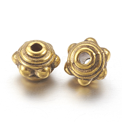 Tibetan Style Alloy Spacer Beads GLF1017Y-1