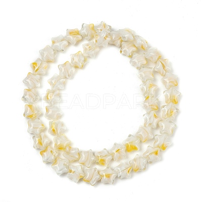 Handmade Millefiori Glass Beads Strands LAMP-H067-01A-1