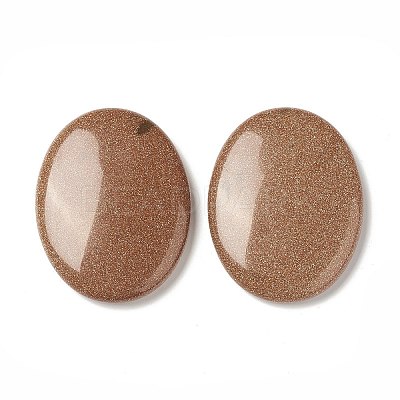 Synthetic Goldstone Worry Stone for Anxiety Therapy G-B036-01H-1
