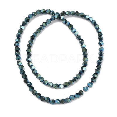 Electroplated Synthetic Non-magnetic Hematite Beads Strands G-A234-G03-01H-1