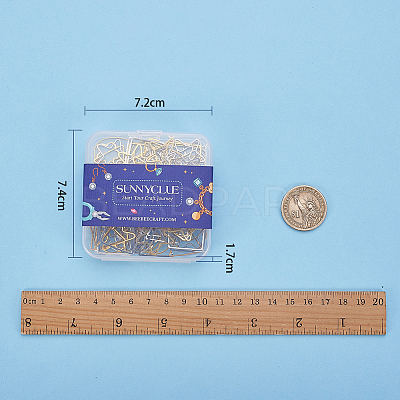 Brass/304 Stainless Steel Links Rings FIND-SC0001-09-1
