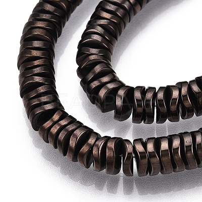 Electroplate Non-magnetic Synthetic Hematite Beads Strands G-N0321-07B-1