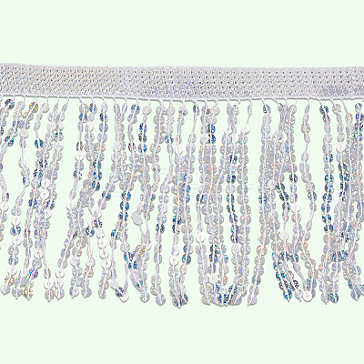 Polyester Sequin Paillette Fringe Tassel Trim OCOR-WH20071-002C-1