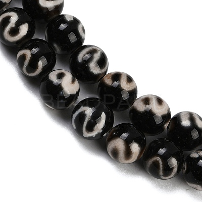 Tibetan Style dZi Beads Strands G-P584-A02-01A-1