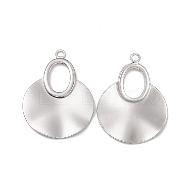 Non-Tarnish 304 Stainless Steel Big Pendants STAS-B031-34P-1