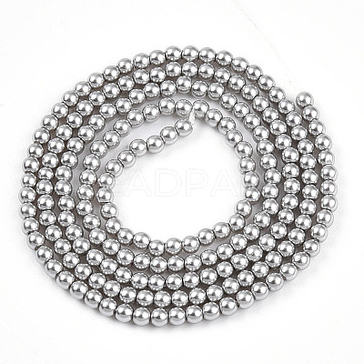 Baking Paint Pearlized Glass Pearl Bead Strands HY-N002-2mm-A03-1