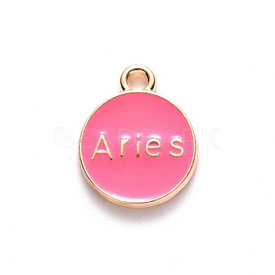 Alloy Enamel Pendants X-ENAM-S124-01B-03A-1