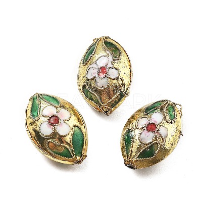 Handmade Cloisonne Beads CLB-Q002-08D-1