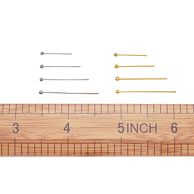 Brass Ball Head Pins KK-TA0007-16-1