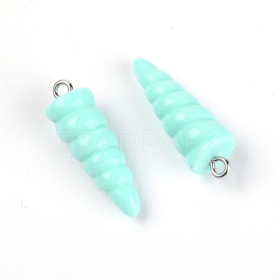 Resin Pendants LS-RESI-WH0014-44E-1