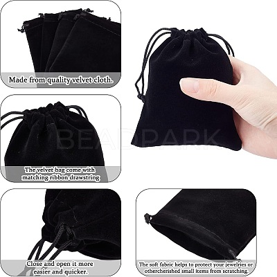 Rectangle Velvet Pouches TP-PH0001-01-1