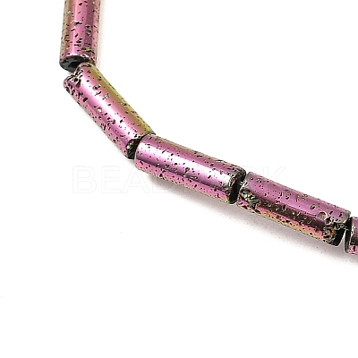 Electroplated Natural Lava Rock Beads Strands G-K388-03A-08-1
