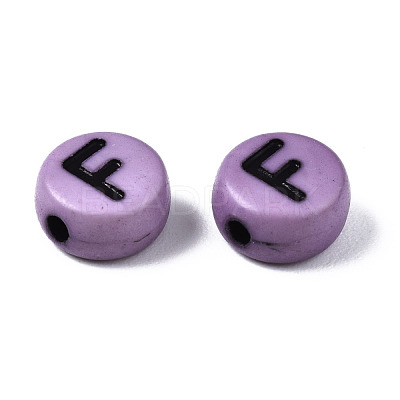 Opaque Mixed Color Acrylic Beads MACR-Q242-007-1
