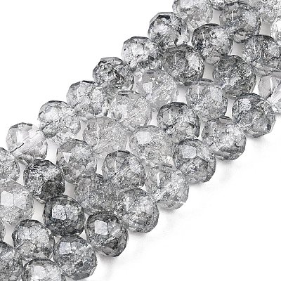 Transparent Glass Beads Strands GLAA-T023-6mm-A09-1
