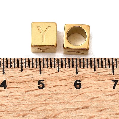 304 Stainless Steel European Beads STAS-D382-02Y-G-1
