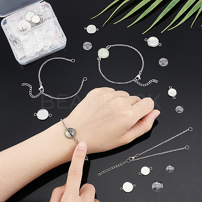 DIY Blank Dome Bracelet Making Kit DIY-UN0003-96-1