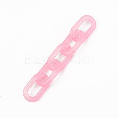 Imitation Jelly Acrylic Linking Rings OACR-T024-02-E03-1