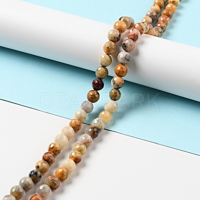 Natural Crazy Lace Agate Beads Strands G-E571-36B-1