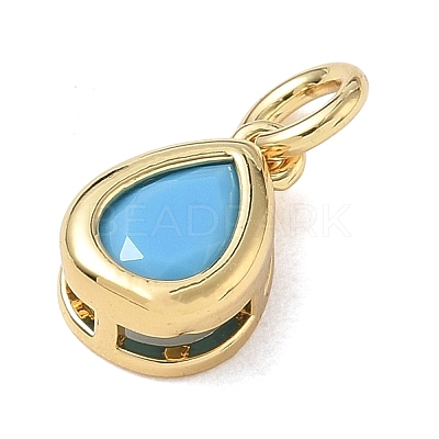 Brass Pave Cubic Zirconia Charms KK-CBA56EF-34A-G04-1