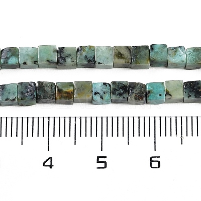 Natural African Turquoise(Jasper) Beads Strands X-G-B129-A20-01-1