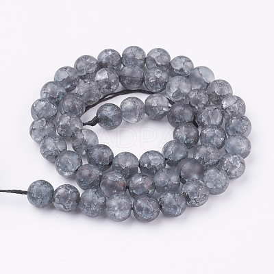 Synthetic Crackle Quartz Bead Strands CCG-K002-8mm-08-1