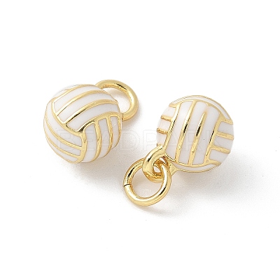 Brass Enamel Pendants X-KK-P294-38G-02-1