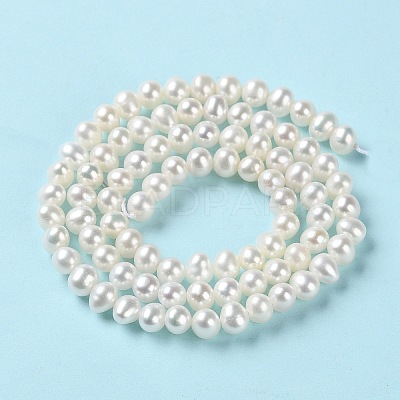 Natural Cultured Freshwater Pearl Beads Strands PEAR-E018-41-1
