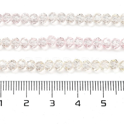 Transparent Painted Glass Beads Strands X1-DGLA-A034-T3mm-A25-1