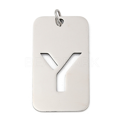 304 Stainless Steel Pendants LS-STAS-M115-01P-Y-1