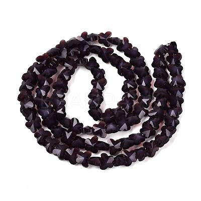 Opaque Glass Beads Strands GLAA-N073-01J-1