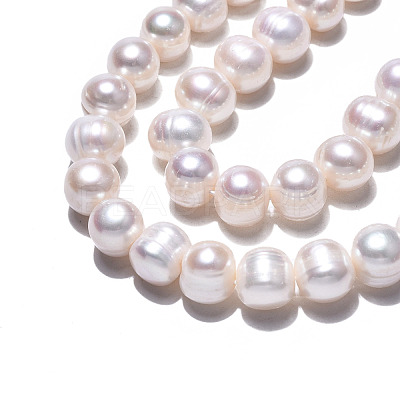 Natural Cultured Freshwater Pearl Beads Strands PEAR-N013-10A-1