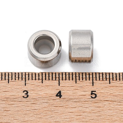 201 Stainless Steel Beads STAS-D301-23P-03-1